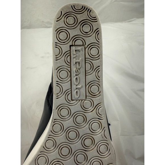 Linea Paolo FINA Ankle Booties wedge sneaker 8.5 M Black - Picture 4 of 16